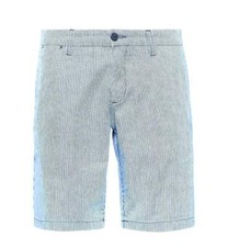 Image of Jack Wills Blue White Low Rise Newbiggin Striped Chino Shorts 30W
