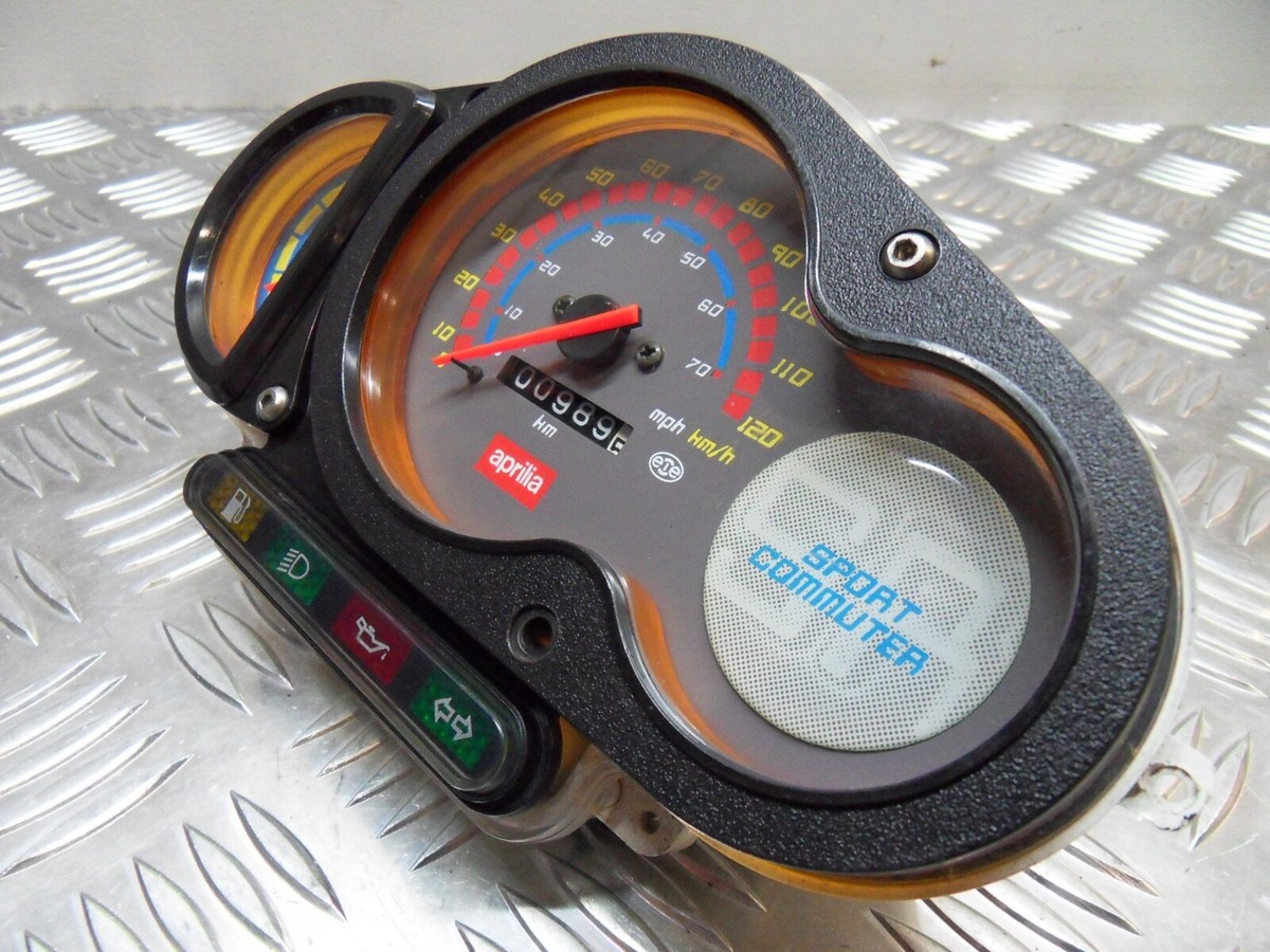 Genuine Aprilia SR 50 A/C ECIE Clocks speedo instruments 614 Miles 