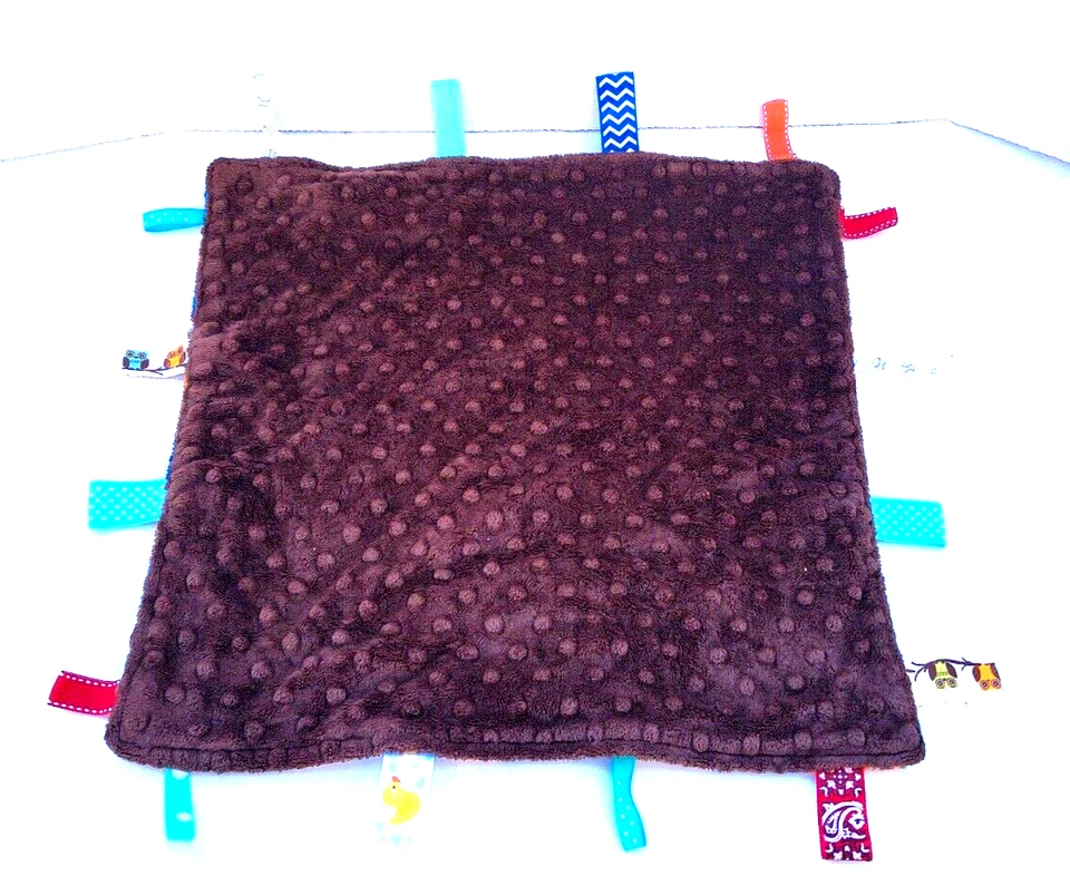 Manta de seguridad Minky Couture azul pelotas deportivas Lovey súper suave Foto 2 de 2