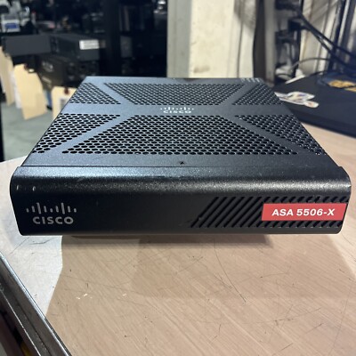 CISCO ASA 5506-X V08 NETWORK SECURITY FIREWALL APPLIANCE | eBay