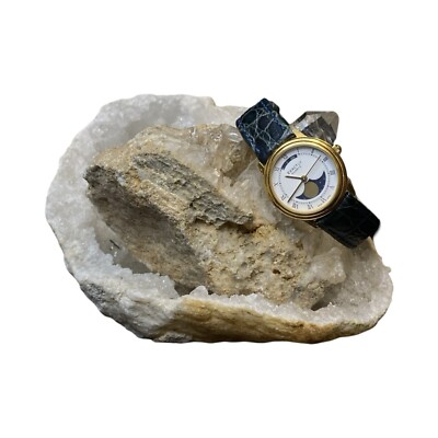 Swiss Made Exactly Brand Moon Watch Gold Tone | eBay