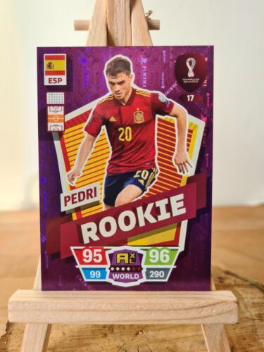 Pedri #17 Rookie Spain – Panini FIFA World Cup 2022 - Afbeelding 1 van 2