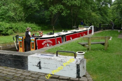 Photo 6x4 Winedown locking down Marple In lock 4 of the Marple flight on  c2015