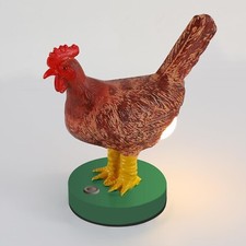 Chicken Lamp, Funny Chicken Butt Lamp 3D LED Egg Night Light with Touch Contr...