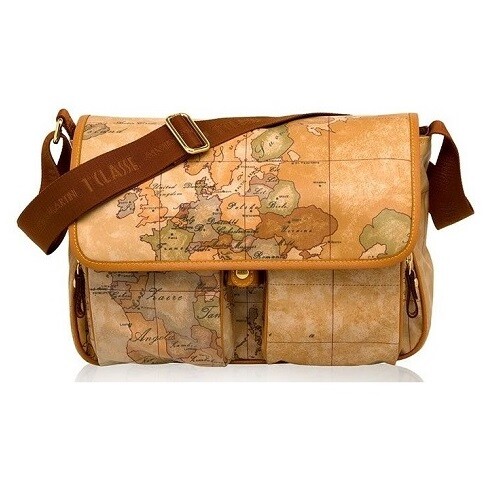 Alviero Martini Borsa Tracolla a Spalla in Stampa Geo Natural | Acquisti  Online su eBay