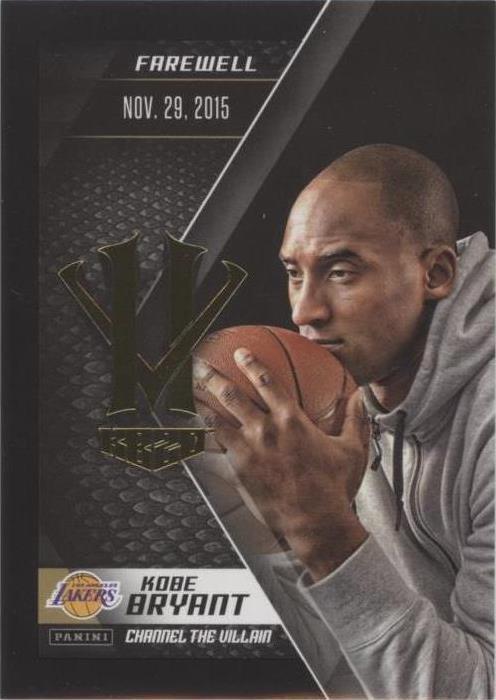 2015-16 Panini Kobe Bryant HeroVillain - Kobe Bryant #21 for sale 
