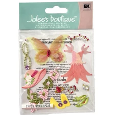 Jolee's Boutique Little Girl Dress Up Costumes Dimensional Stickers 13 pc New