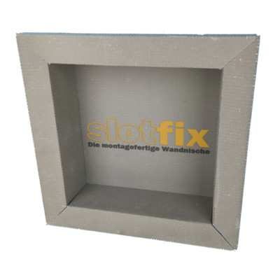 SLOTFIX  Wandnische befliesbar montagefertig 30x30x10cm Ablage Shampoo Deko Haus