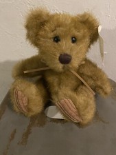 First and Main MINKY Bear Plush Brown Teddy Stuffed Animal Toy 7" NWT