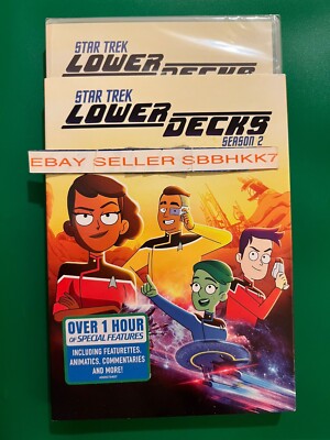 Star Trek: Lower Decks: Season 2 (two) (DVD) & Slipcover AUTHENTIC New Free Ship