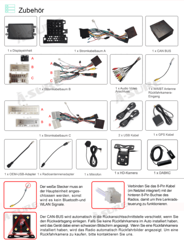 DAB+ 2+32G Android Autoradio CarPlay BT WiFi Kam Für Renault Dacia Sandero Lodgy - Bild 9 von 10