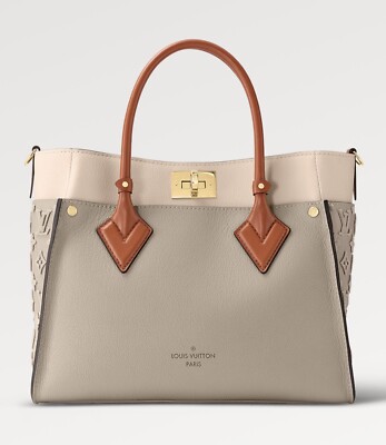 Louis Vuitton ON MY SIDE MM in GALET Color. ITEM# M53825. NEW & AUTHENTIC