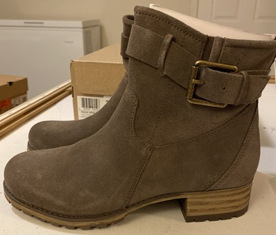marana amber suede booties