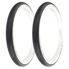 PRO BICYCLE TIRES 26 x 2.125 WHITEWALL G-5009 BRICK TREAD W/ LOWRIDER TEXT