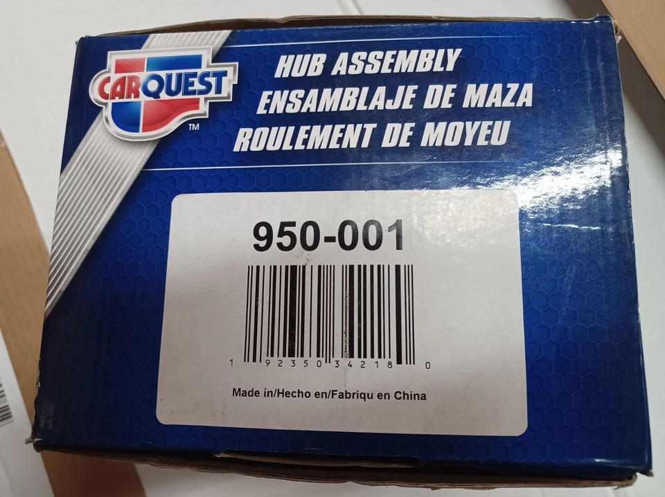 Conjunto de cubo e rolamento de roda premium Carquest 950-001, dianteiro, para Lexus e Toyota - Imagem 2 de 4