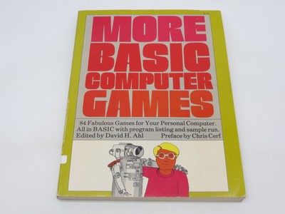 MORE BASIC COMPUTER GAMES 84 Games for Your Personal Computer all in BASIC 1979