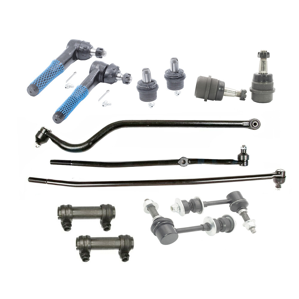 13pc Front Suspension Tie Rod Track Bar Drag for Dodge Ram 1500 2500 98