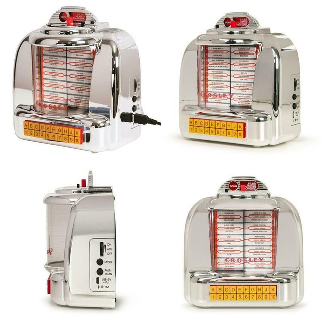 Crosley Diner Jukebox Tabletop Radio With FM and Bluetooth for sale