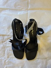 Nina Reena Rhinestone Satin Sandals