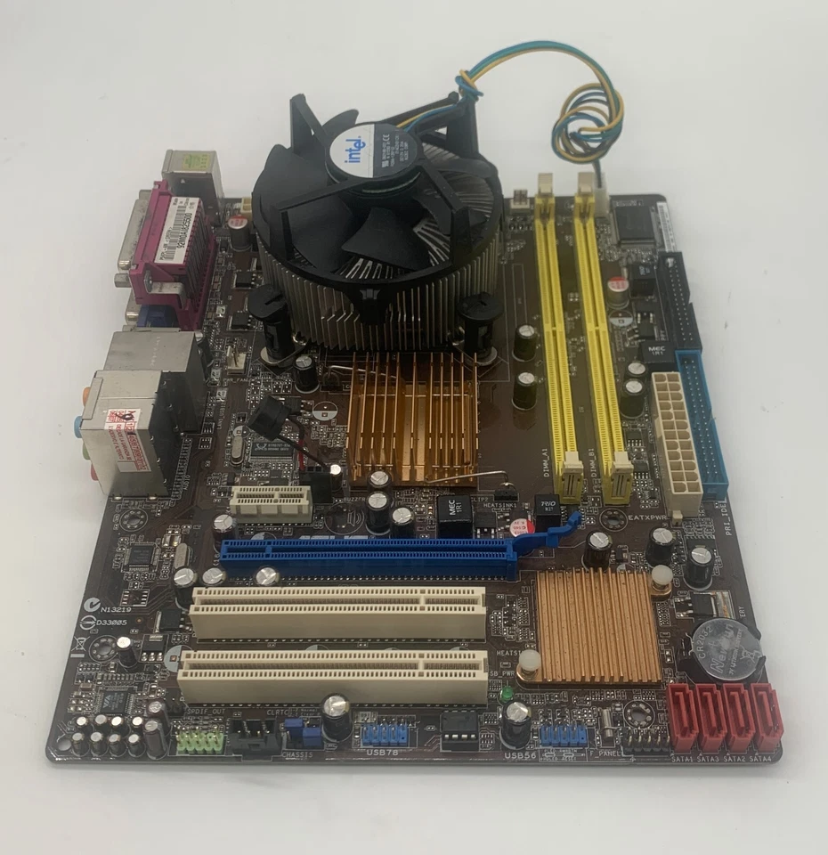 Scheda Madre ASUS P5KPL-AM Mb Per PC DESKTOP Cpu Socket LGA775 Slot IDE DDR2 - Immagine 3 di 4