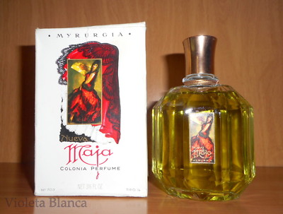 Antigua botella de colonia perfume Maja de Myrurgia tipo 1/8 (120 ml.).  Años 70s | eBay