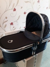 icandy peach twin carrycot black magic