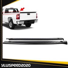 66 Bed Rail Caps Side Cover Protector Molding Fit For 2007-13 Silverado Pickup