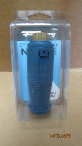 Forney 75166 Hochdruckreiniger Düse – Verstellbar 0° Bis 80°, 1/4 Zoll FNPT, Bis 3200 PSI