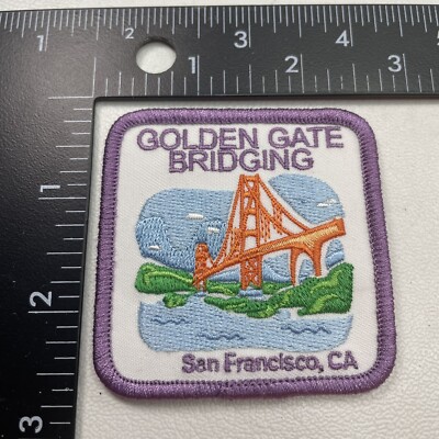 San Francisco Bay GOLDEN GATE BRIDGE (Bridging) Architecture Patch B032
