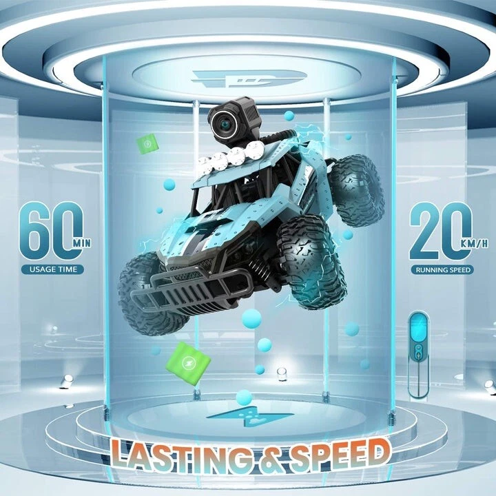 Ferngesteuertes Auto RC Truck mit 1080P HD FPV Kamera Foto 1/16 Scale 60minuten - Bild 4 von 4