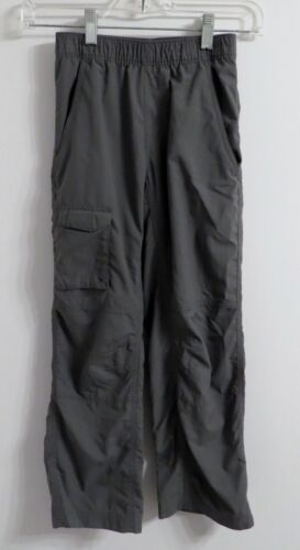 Columbia Silver Ridge Pull On Pants Gray Omni Shade Boys S Small Hiking Climbing