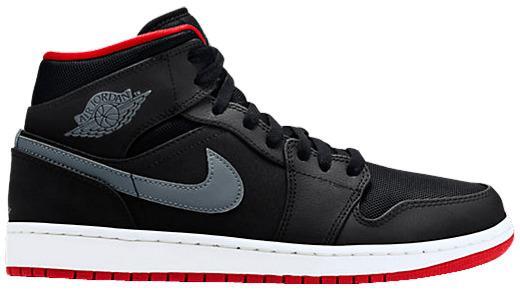 Jordan 1 Mid Cool Grey Gym Red - 1 de 1