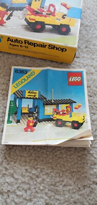 LEGO 6363 Vintage Workshop Garage Car Service Station Complete