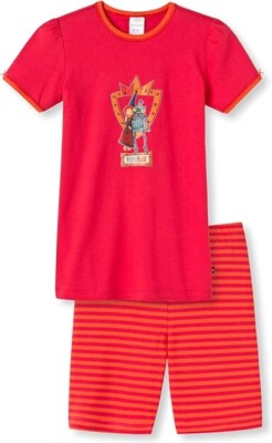 % STOP % REDUZIERT Schiesser Mädchen Schlafanzug kurz Shorty Ritter NEU Gr.104