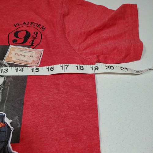 Harry Potter Red Short Sleeve Platform 9 3/4 Gryffindor Youth Size XXL Shirt TEE - Picture 4 of 8