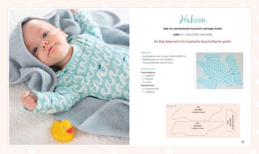 Thumbnail - Bodys Und Strampler Für Babys Nähen Niedliche Jersey-outfits In Größe
