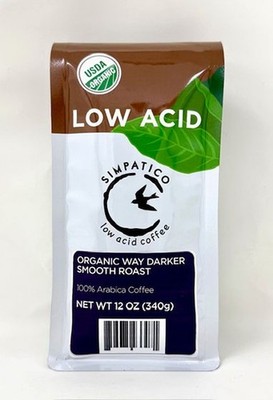 Simpatico Organic Low Acid: Way Darker Smooth Roast - Whole Bean