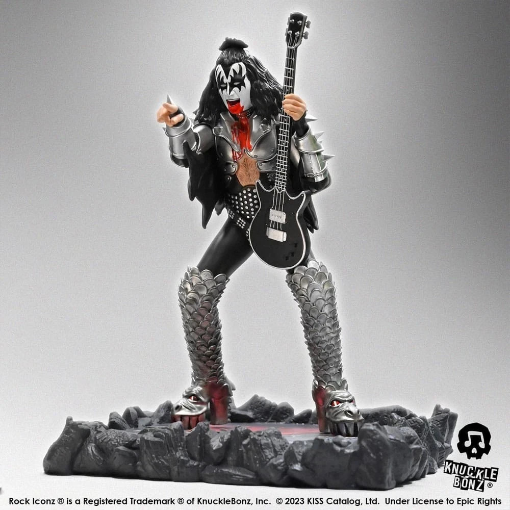 KISS Destroyer The Demon GENE SIMMONS Statue Rock Iconz KNUCKLEBONZ