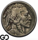 1926-S Buffalo Nickel *Key Date, Low Mintage* VF+, Hard To Find SF Issue!