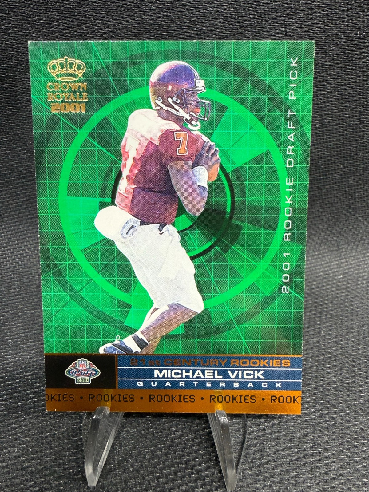 2001 Pacific Crown Royale Michael Vick 21st Century Rookies RC #23