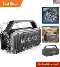 Portable Speakers Bluetooth Wireless Loud, 100W Max Waterproof Outdoor Blueto...