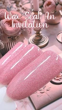 Sparkle & co Nail Dip Powder Wax Seal an Invitation Pink Shimmer