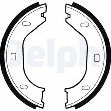 Delphi LS1370 Parking brake Shoe Set Rear Fits Alfa Romeo 1750-2000 GT BMW