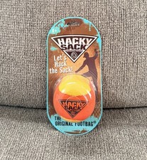 Hacky Sack - The Original Footbag In Yellow Redish Orange Viral TikTok Soccer