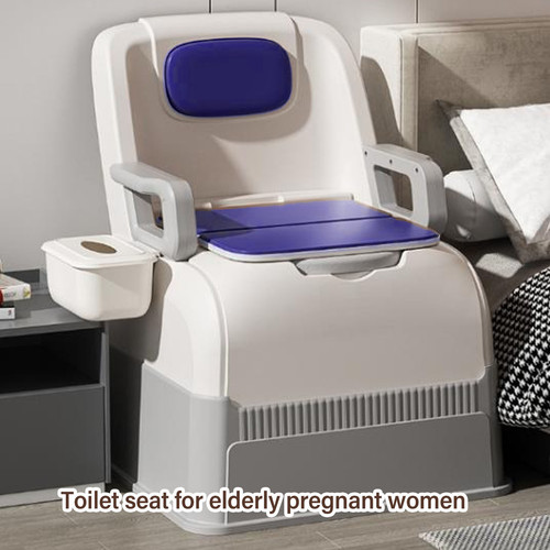 Bedside Commode For Toilet Soft Padded Removable Armrest High Load Capacity BLW - Picture 12 of 24