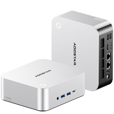 AOOSTAR MACO Mini PC R7 6850H(Bis Zu 4,7Ghz) Mini Desktop Computer 24GB RAM 5 1T
