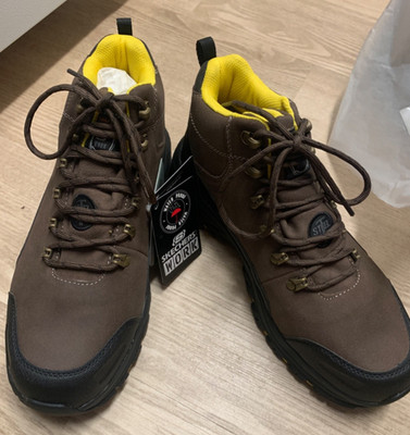 Skechers Men's Brown Fannter Steel Toe Work Boot  200091 - New in Box - Mens 8