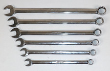 Snap-on Oexl 6 Piece Sae Extra Long Combination Wrench Set 34 - 716 Snap-on Oexl 6 Piece Sae Extra Long Combination Wrench Set 34 - 716