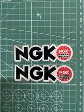 Ngk Spark Plugs Decal Sticker Set Jdm Car Vinyl Decal
