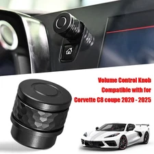 For Corvette C8 Coupe 2020-2025 Central Console Volume Audio Control Power Knob